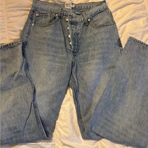 Princess Polly Holly Asymmetric Straight Leg Jean